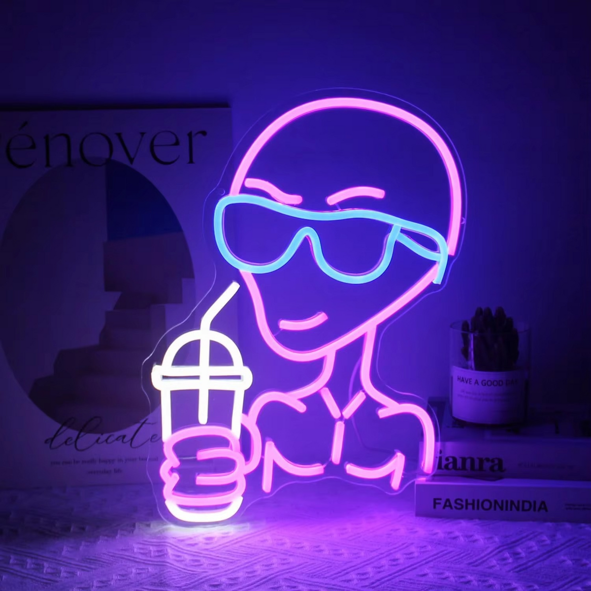 Cosmic Design LED Neon Wall Light with Mounting Accessories