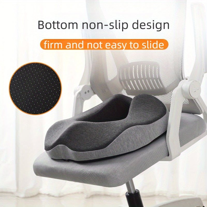 Orthopedic Seat Cushion for Hip Pain Relief | Memory Foam Support for Car & Office