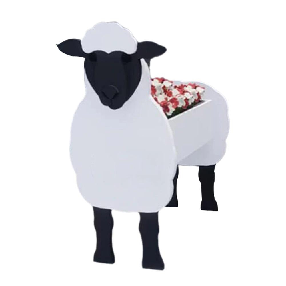 Weatherproof PVC Flower Pot Statue – Charming Animal Planter for Yard, Patio & Balcony Decor