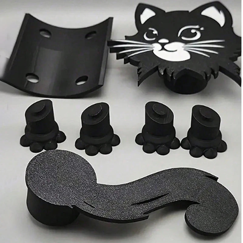 Standing Toilet Paper Holder in Cat Design – Decorative Organizer