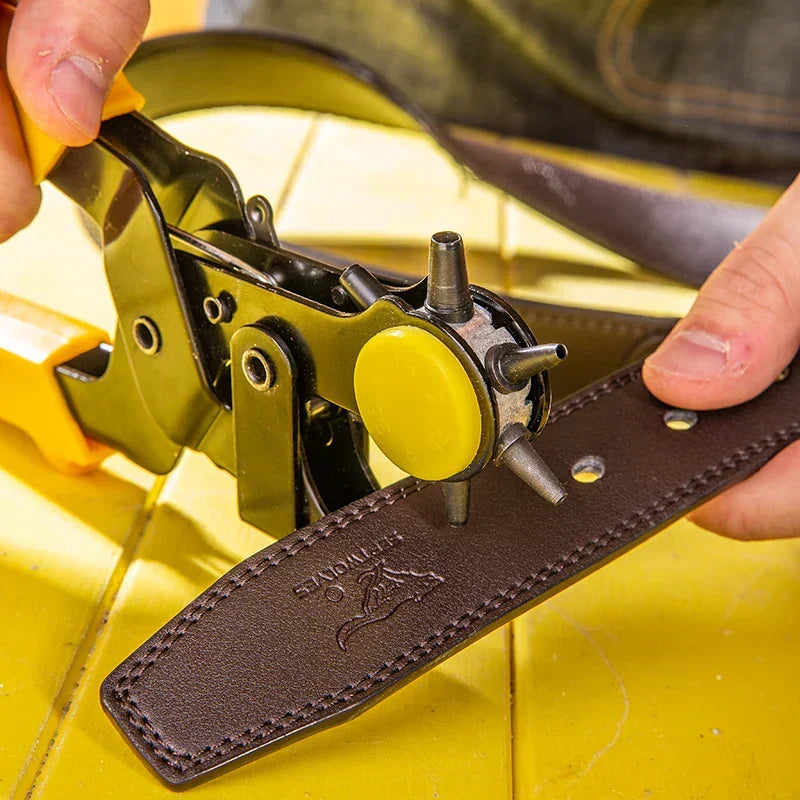 Heavy-Duty Craft Cutter Pliers for Leather – Precision Hole Punch for Belts and Straps