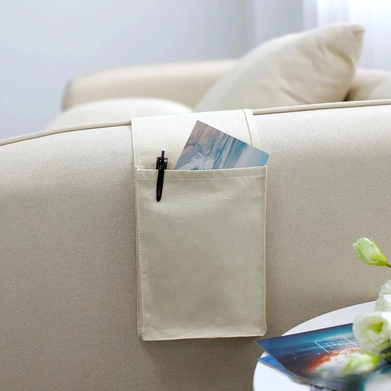 Hanging Storage Solution – Cotton Bed Organizer with Pockets