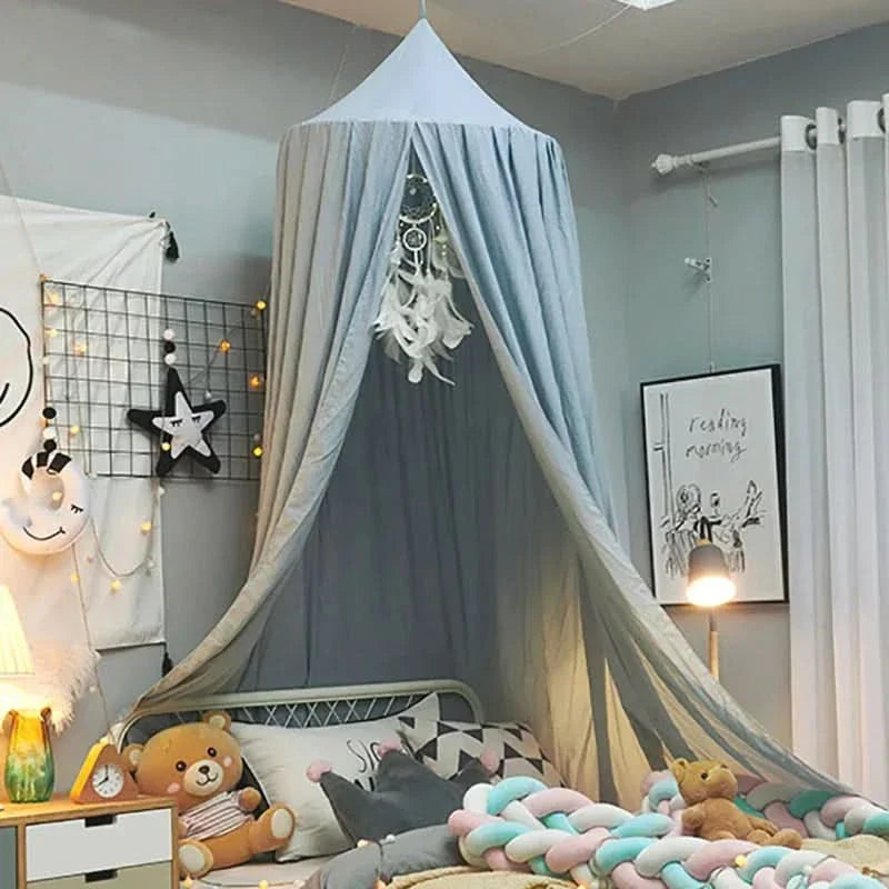 Decorative Hanging Bed Canopy for Girls' Play Areas
