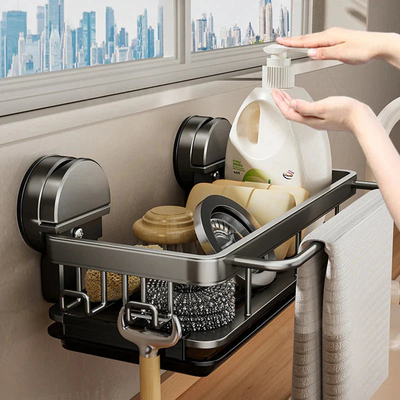 Suction Cup Kitchen Shelf – Easy Installation Without Drilling