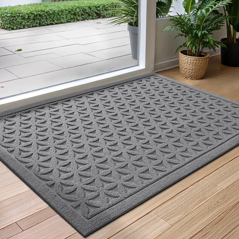 Durable Non-slip Door Mat for Indoor/Outdoor Use - Water-absorbent & Mold-resistant