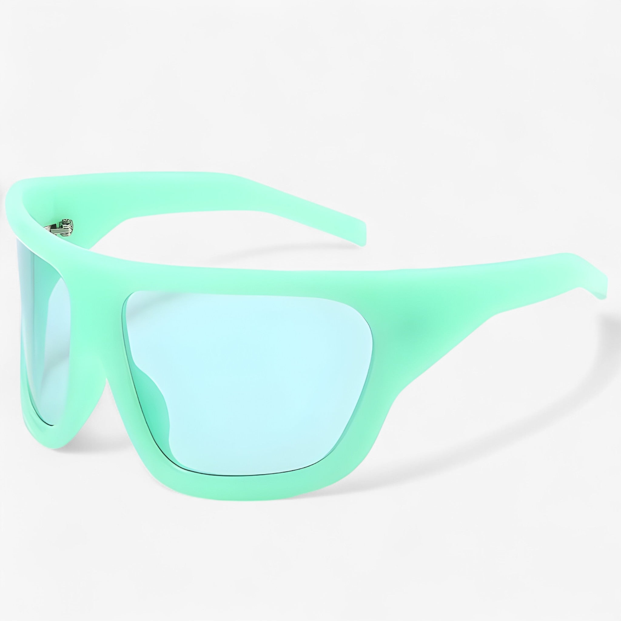 Large Sports Sunglasses with Wraparound Design