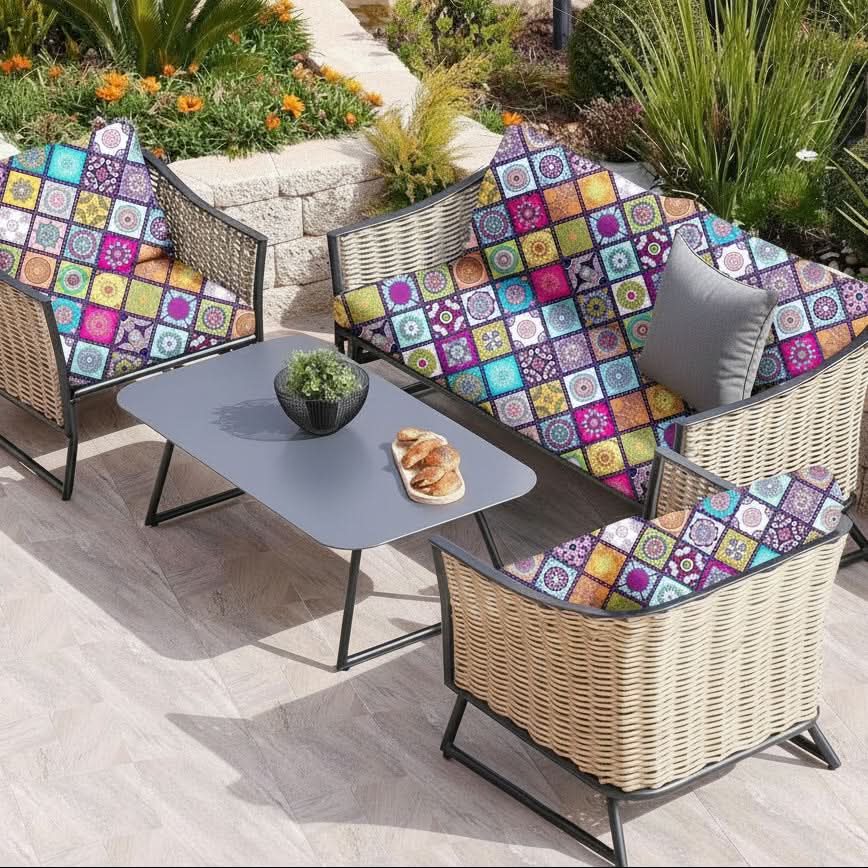 Patio Sofa Tropical Cushion Covers for Outdoor Use
