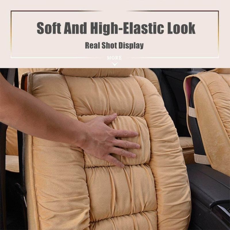 Short Plush Padded Seat Cover for Cars – Enhanced Comfort