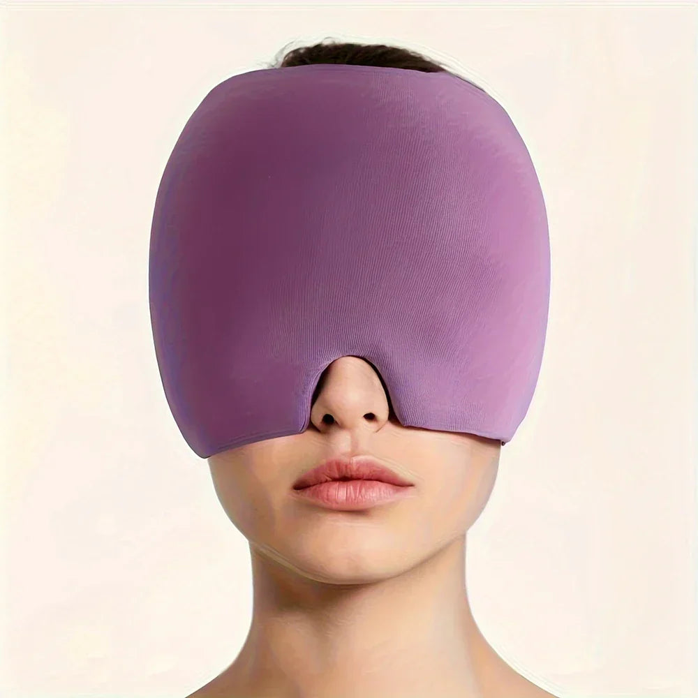 Cold Therapy Headache Wrap and Ice Hat for Migraine Relief