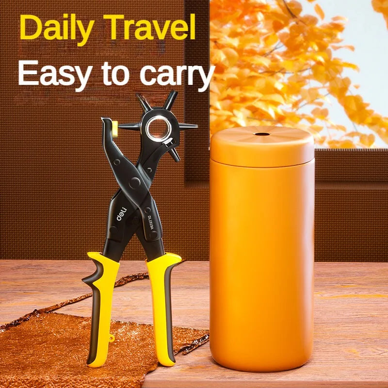 Heavy-Duty Craft Cutter Pliers for Leather – Precision Hole Punch for Belts and Straps
