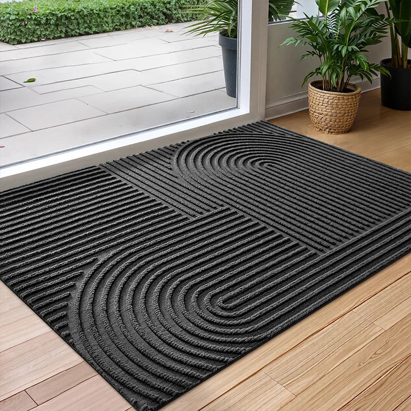Durable Non-slip Door Mat for Indoor/Outdoor Use - Water-absorbent & Mold-resistant