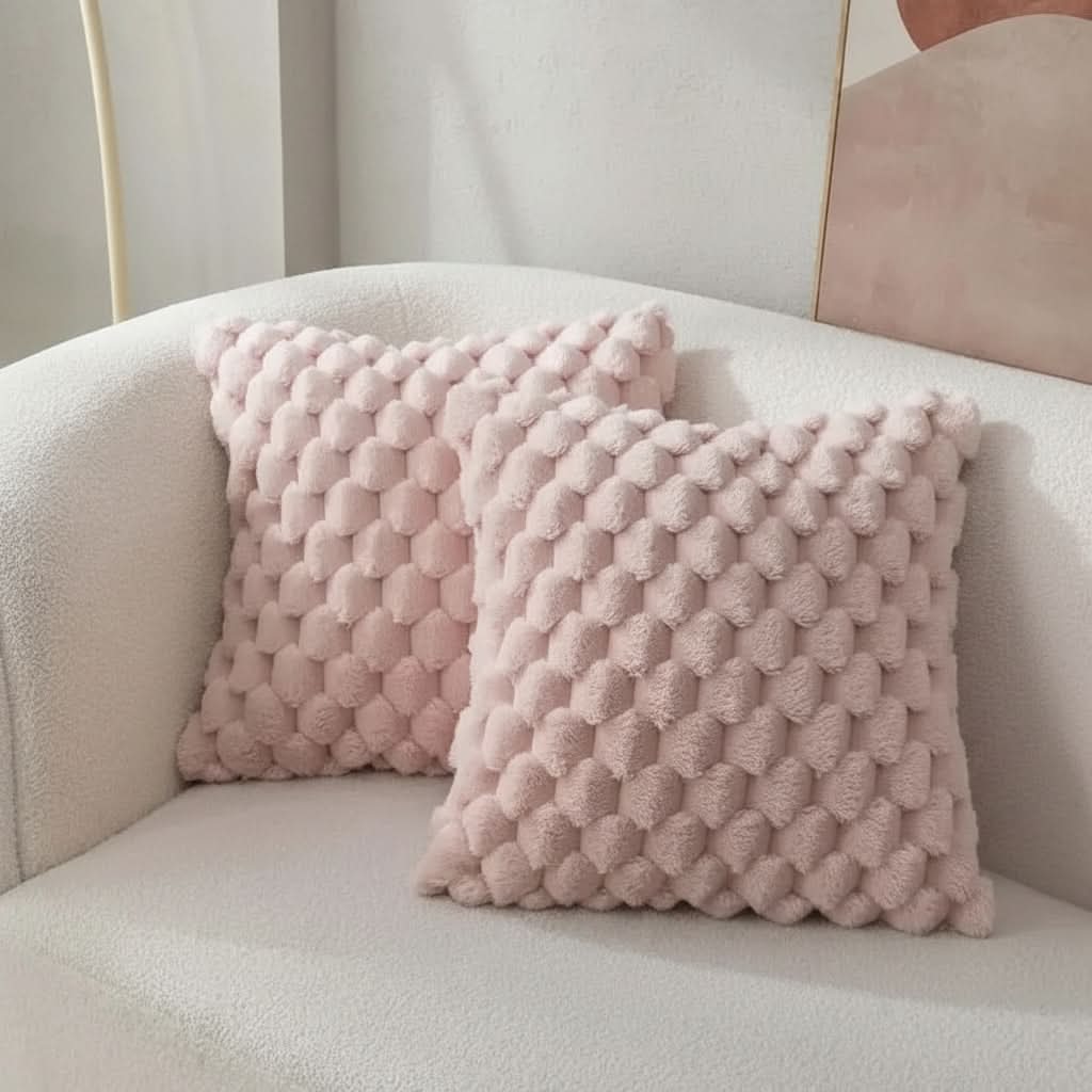3D Textured Cushion Cover for Enhanced Comfort in Living Room