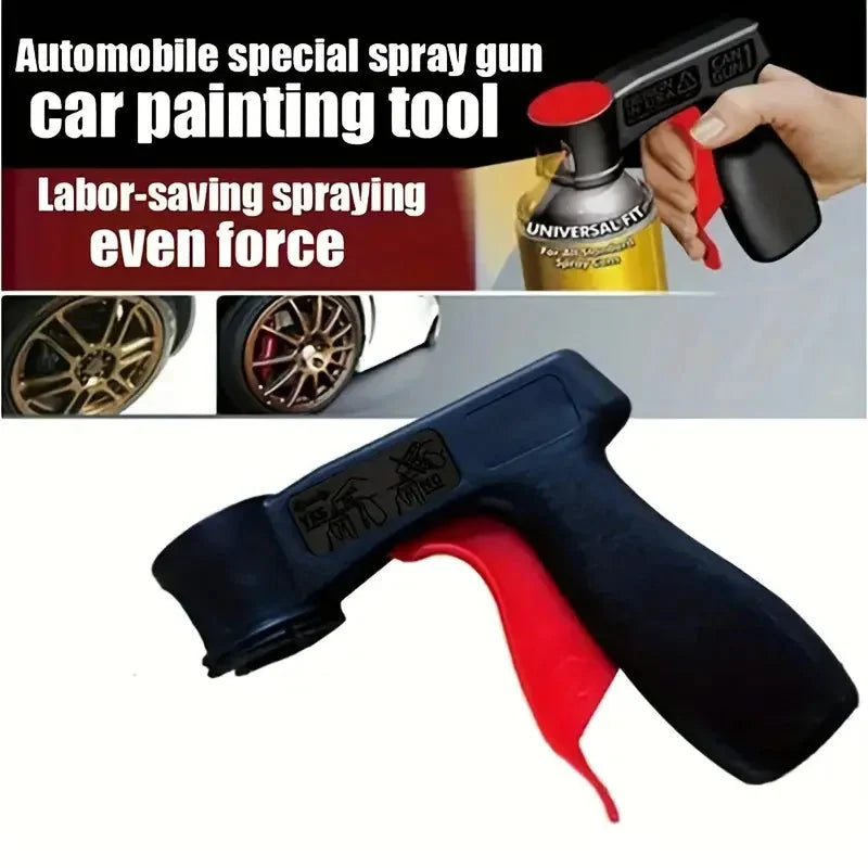 Ergonomic Handle for Spray Cans – Trigger Mechanism for Painting