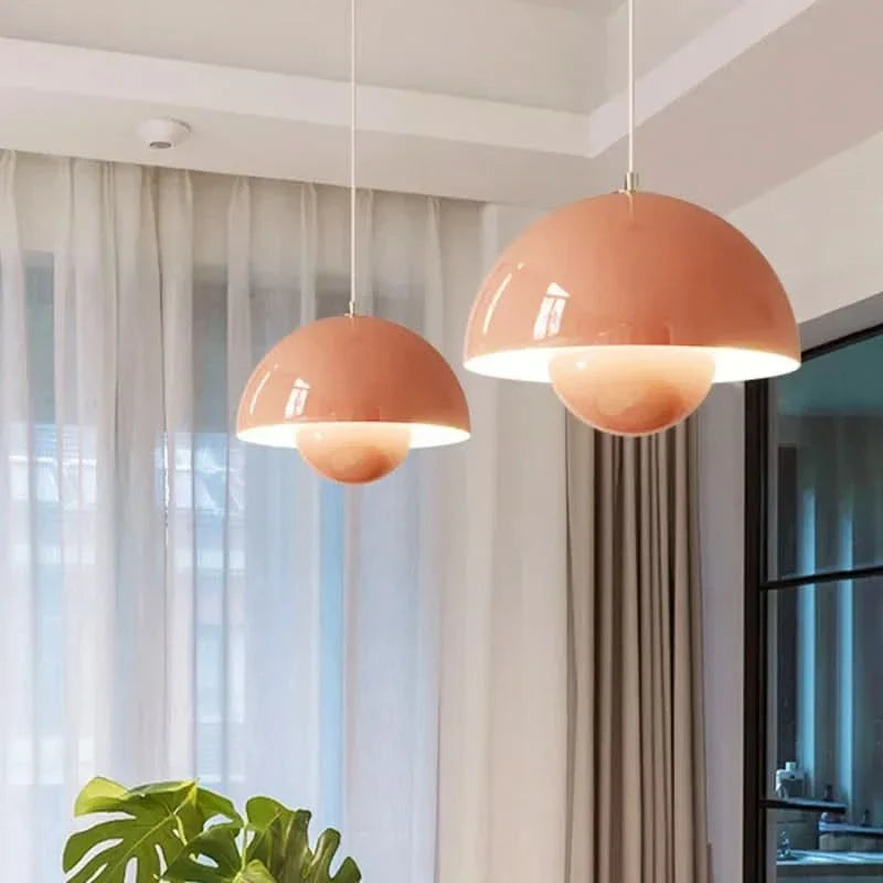 Nordic Style LED Pendant Light in Macaron Colors