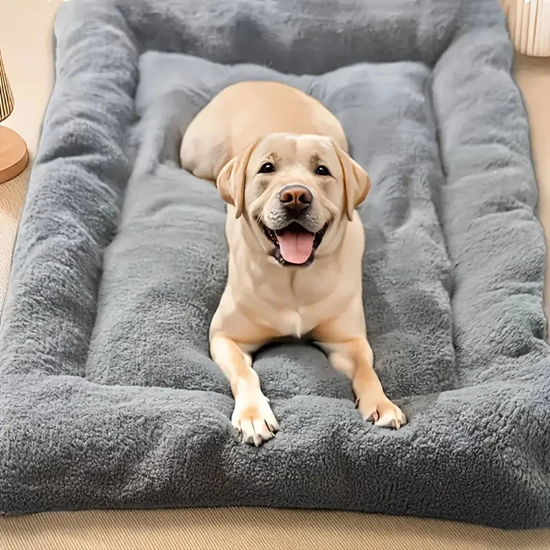 XXL Dog Mattress with Soft Plush Top - 120 x 60 cm