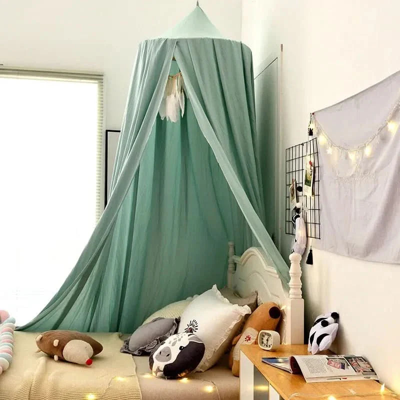 Decorative Hanging Bed Canopy for Girls' Play Areas