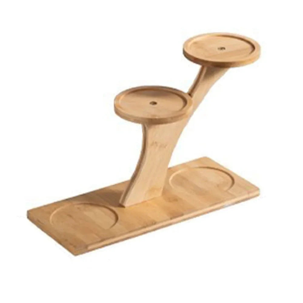 Multi-tier Bamboo Shelf – Z-Shape or Y-Shape Design
