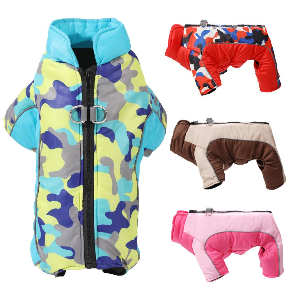 Insulated and Waterproof Dog Jacket for Winter Adventures