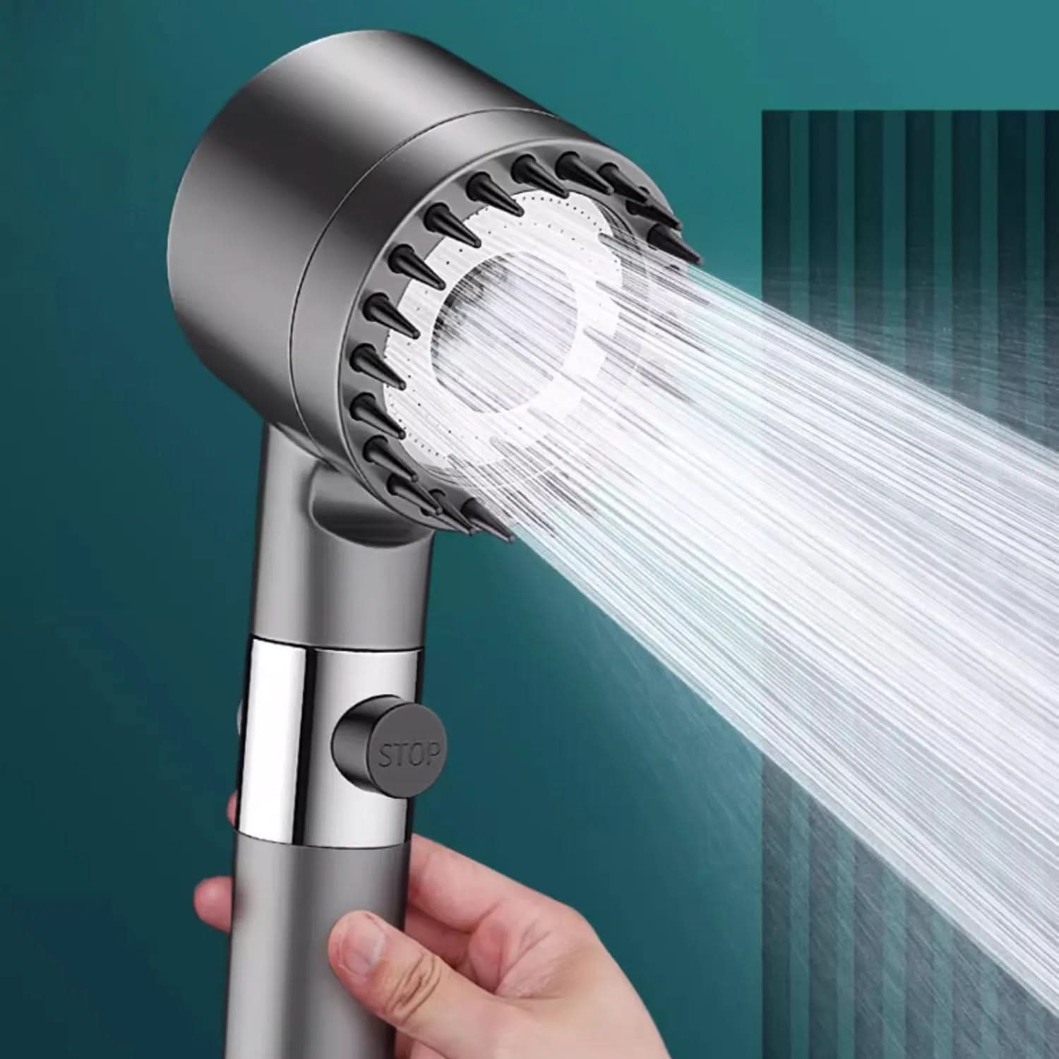 Revitalizing Showerhead with Advanced Filtration and Massage