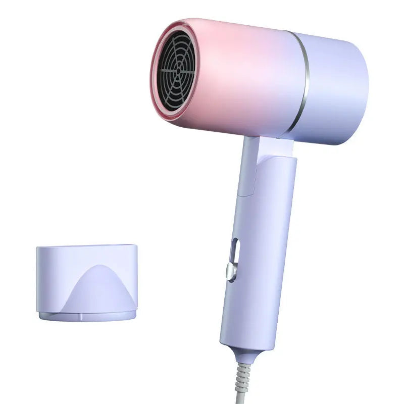 Travel-Friendly Foldable Hair Dryer – Compact Ionic Blow Dryer with Anti-Frizz Finish