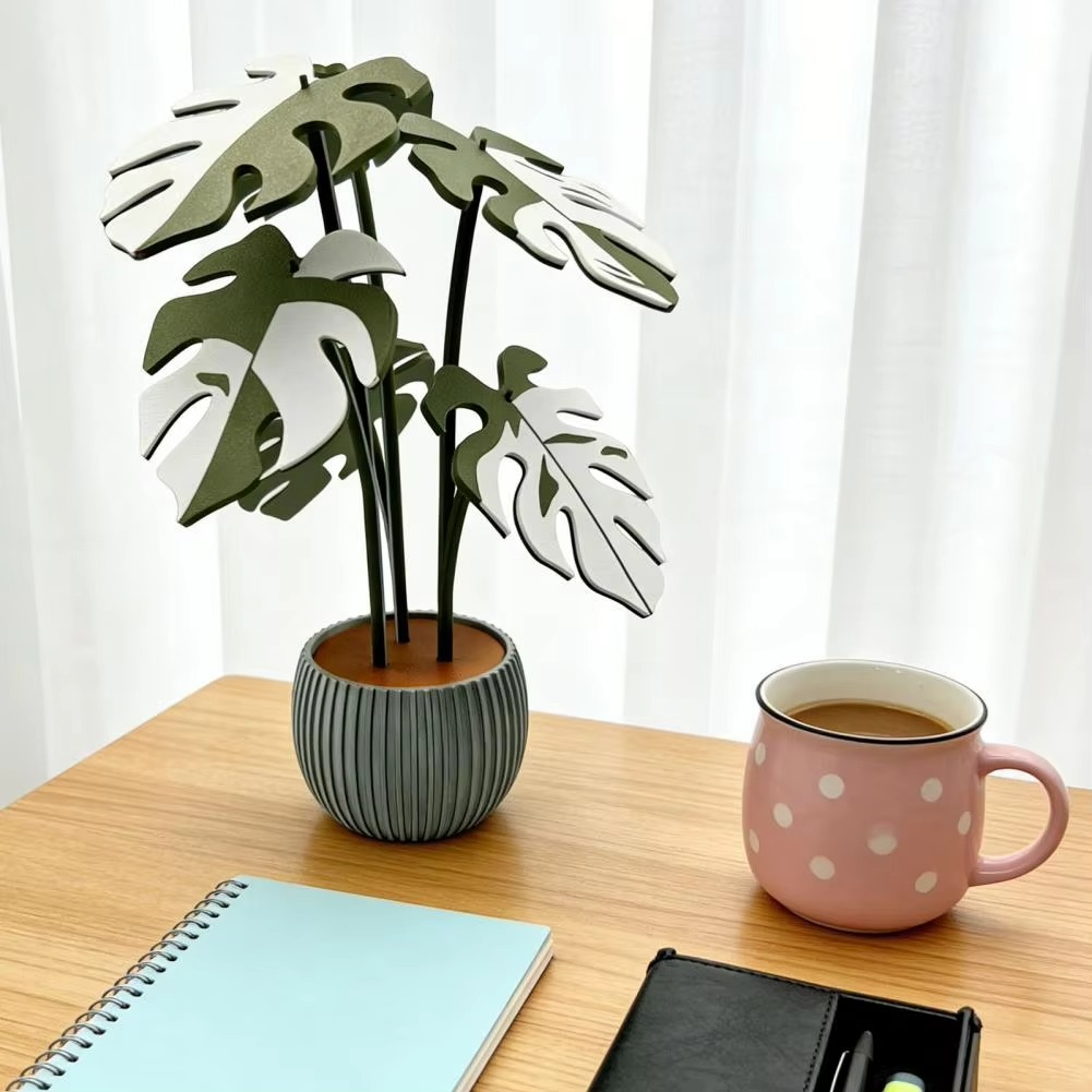 Monstera Leaf Coaster – Dual Purpose Decor and Surface Protector