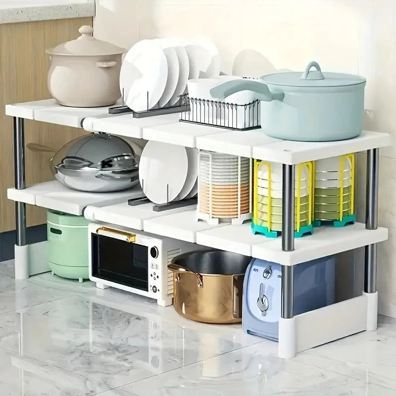 Under-Cabinet Shelf with Adjustable Design – Maximize Space and Organization