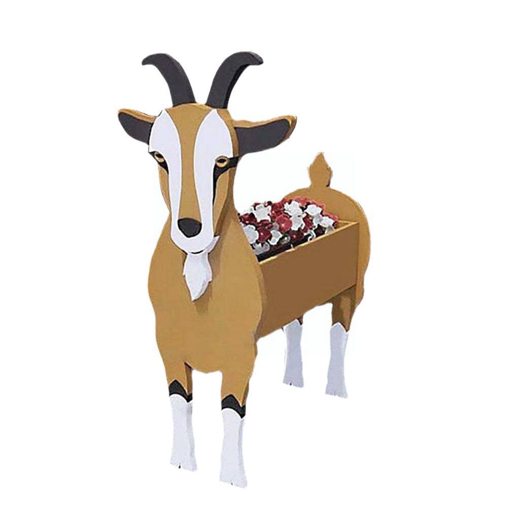 Weatherproof PVC Flower Pot Statue – Charming Animal Planter for Yard, Patio & Balcony Decor