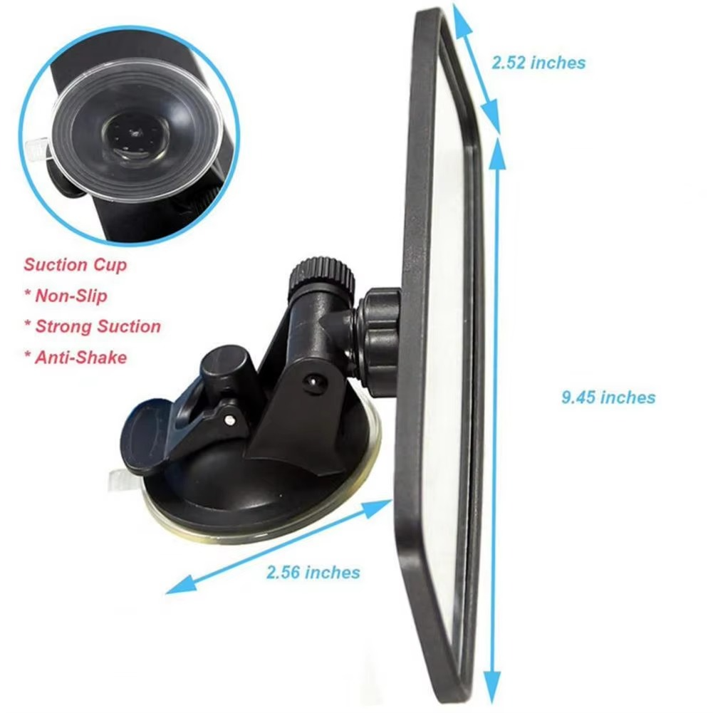 Driver Training Adjustable Mirror with Suction Cup Mount