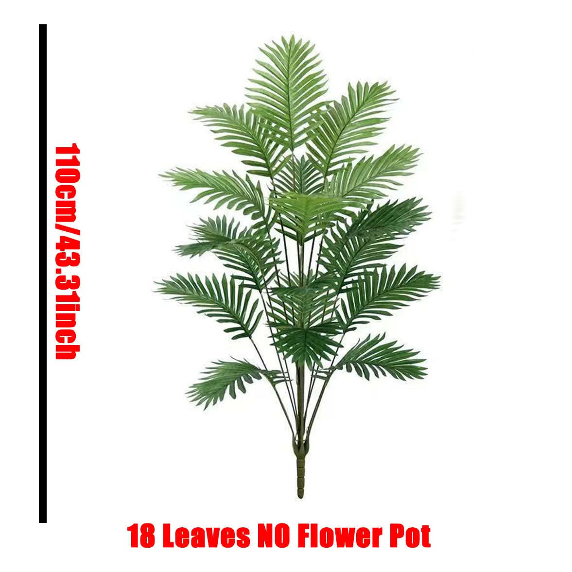 Decorative Tropical Palm Leaves - Artificial Plant Design