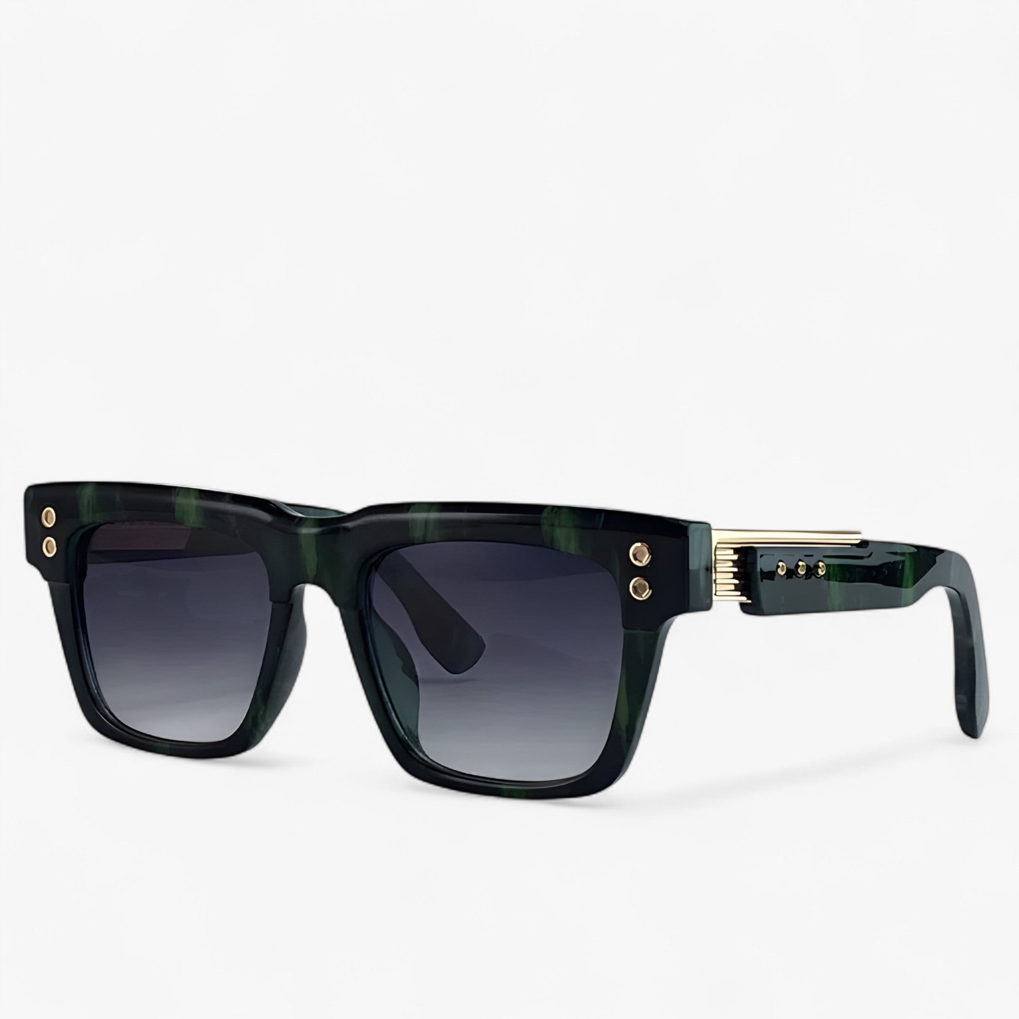 Polarized Lens Sunglasses in Steampunk Style