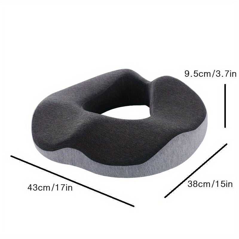 Orthopedic Seat Cushion for Hip Pain Relief | Memory Foam Support for Car & Office