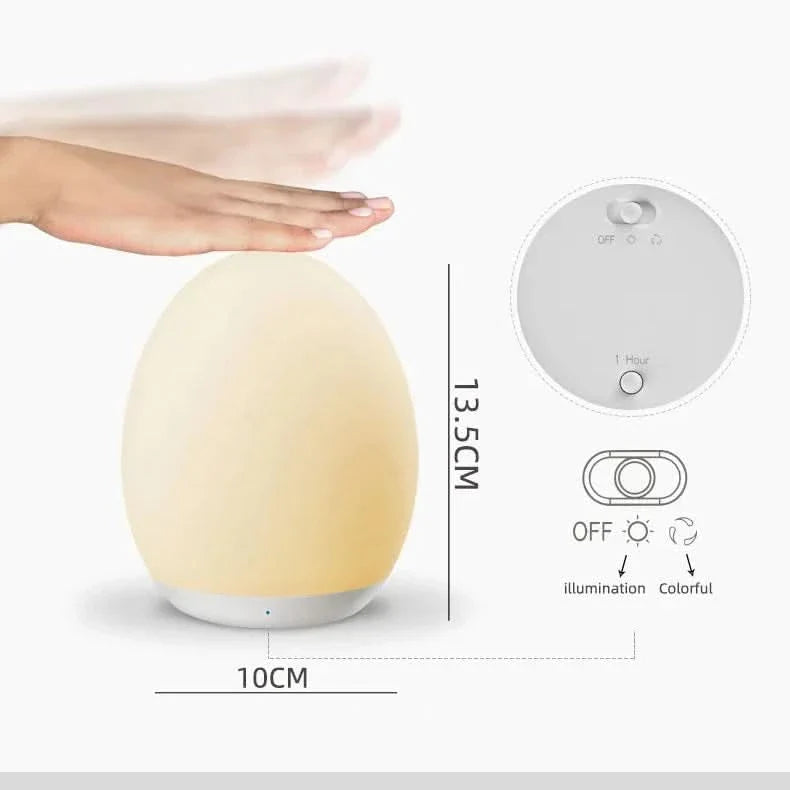 Multicolor Glow Rechargeable Night Light