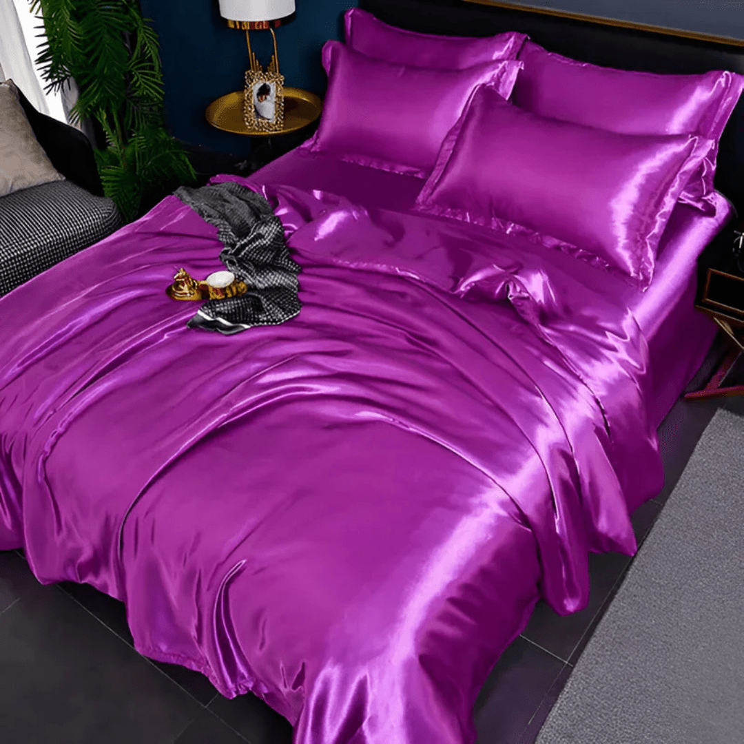 Elegant Satin Bed Linen Set for Unmatched Relaxation