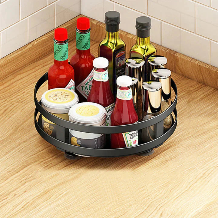 Tiered Spice Organizer with Rotating Design