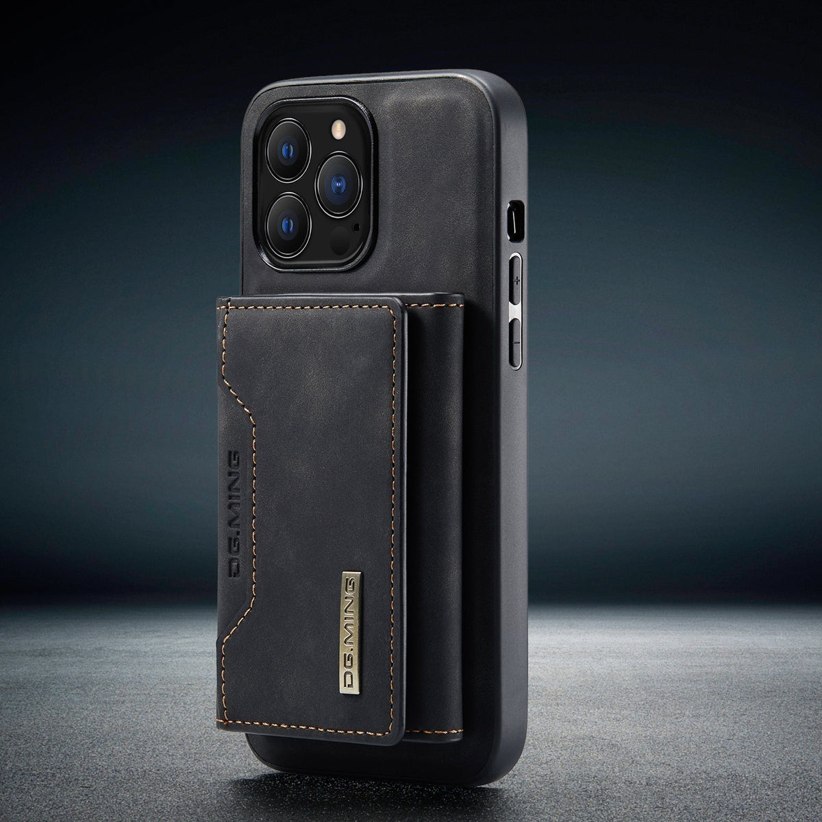 Detachable Leather Phone Case with Wallet and Kickstand for iPhone