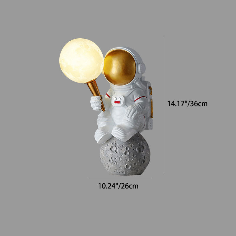 LED Astronaut Wall Light for Kids' Bedroom Decor