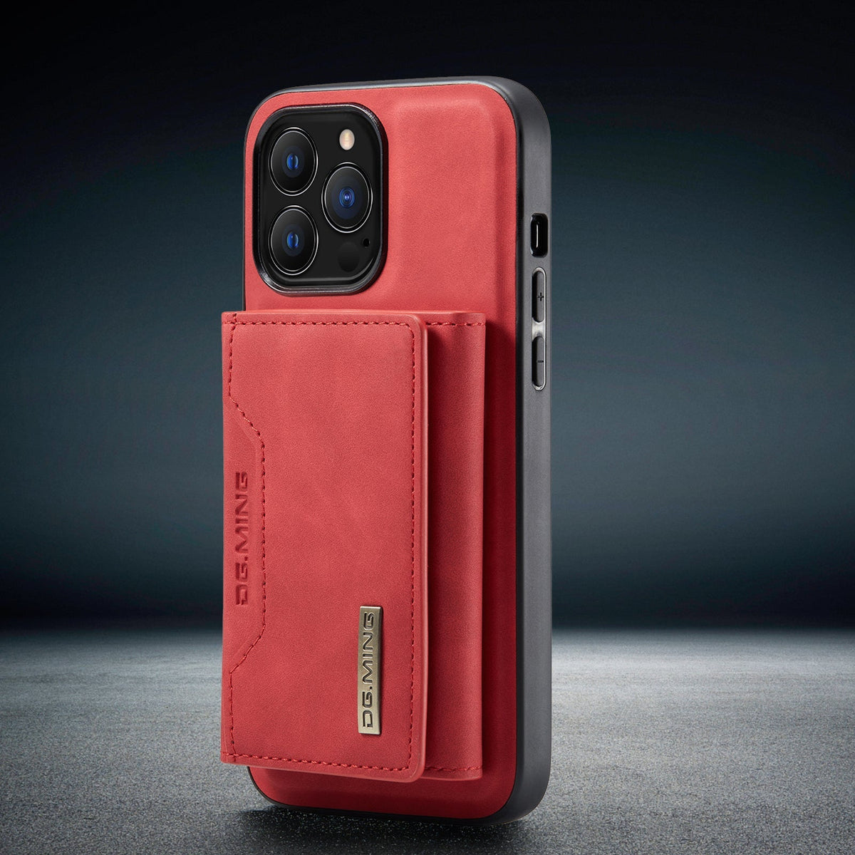 Detachable Leather Phone Case with Wallet and Kickstand for iPhone