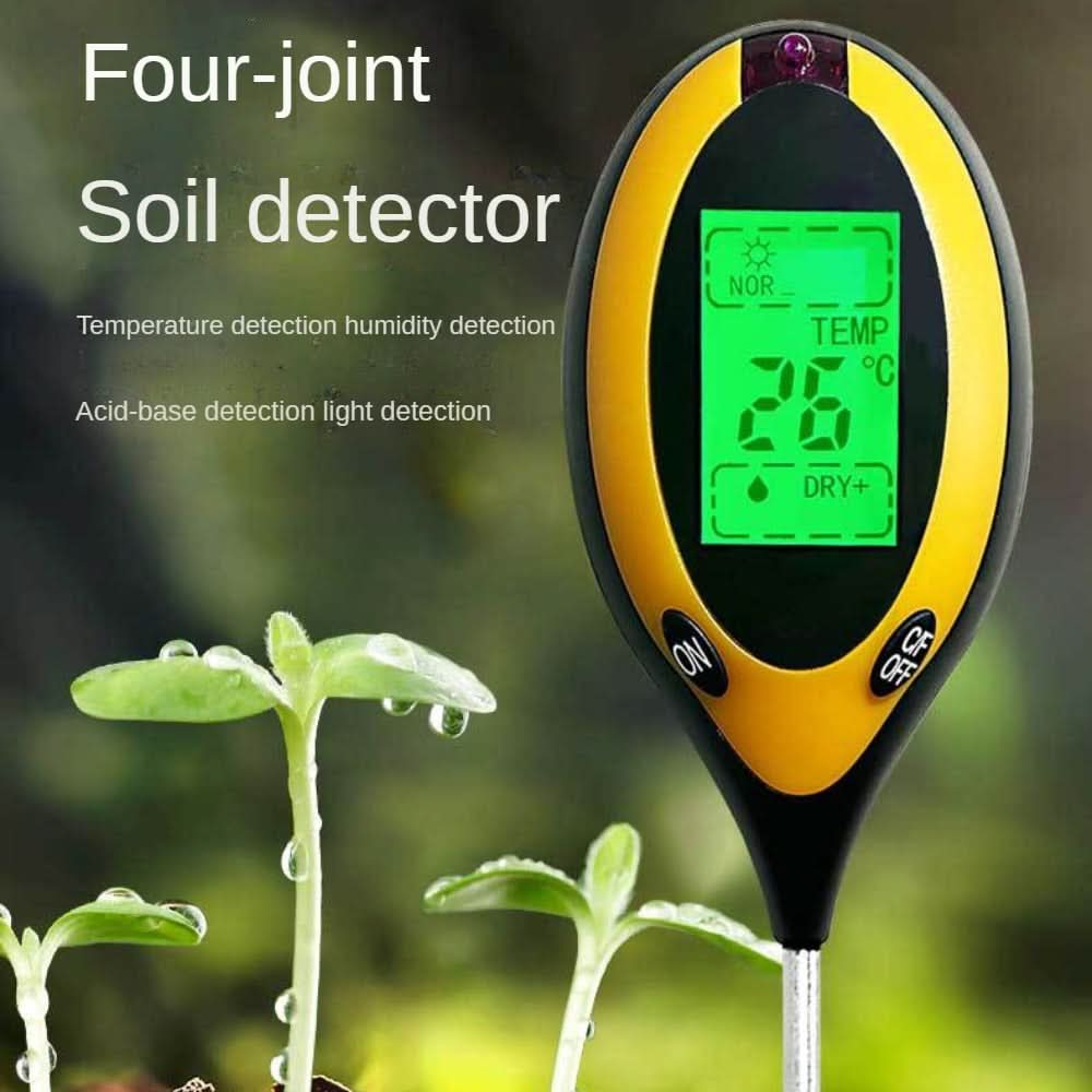 4-in-1 Garden Soil Moisture Meter for Professional Plant Care