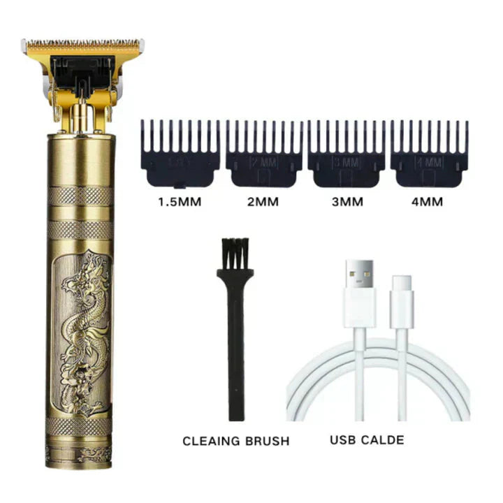 Digital Display Hair Clipper with Precision Blades for Professionals