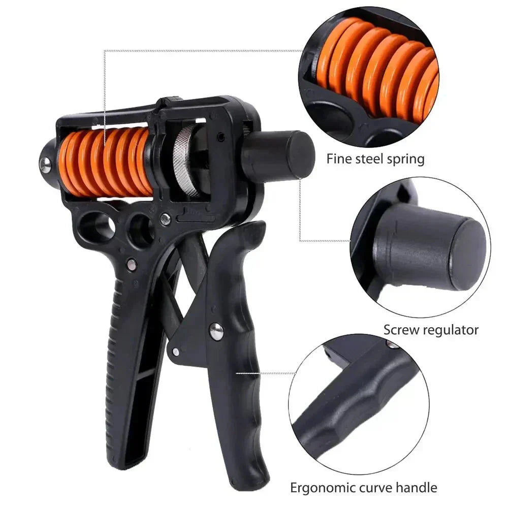 Steel Grip Strength Trainer – Adjustable Hand Exerciser 5-165kg