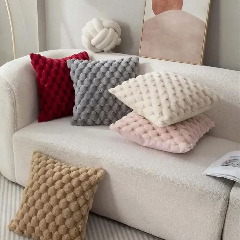 3D Textured Cushion Cover for Enhanced Comfort in Living Room