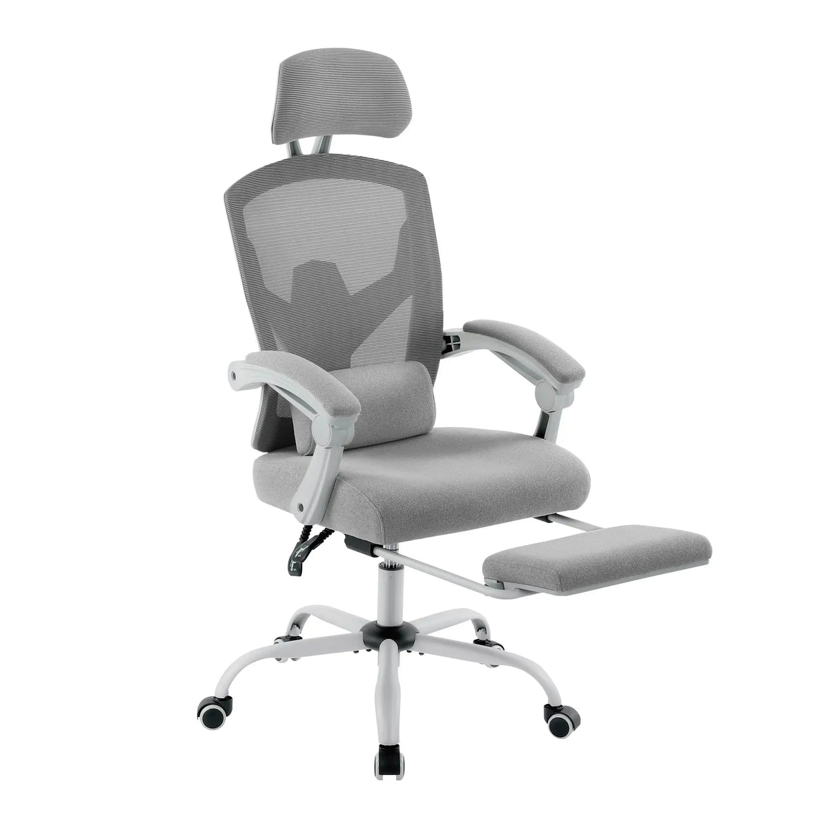 Mesh Gaming Chair with High Back, Lumbar Support, and Reclining Feature