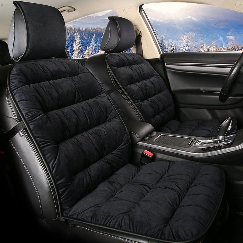 Short Plush Padded Seat Cover for Cars – Enhanced Comfort
