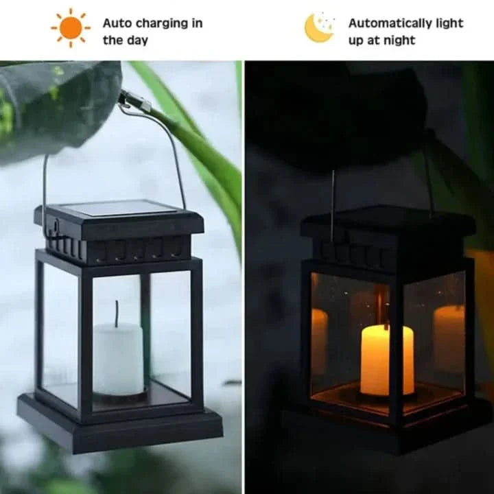 Solar Lantern Candle for Creating a Cozy Outdoor Atmosphere