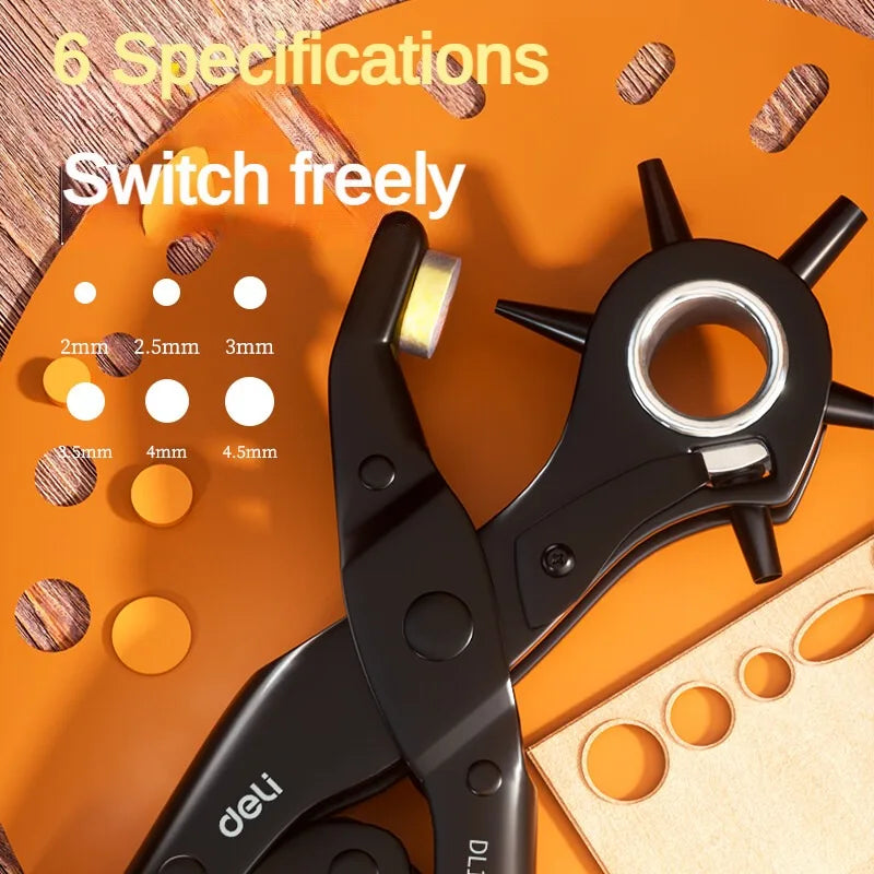 Heavy-Duty Craft Cutter Pliers for Leather – Precision Hole Punch for Belts and Straps