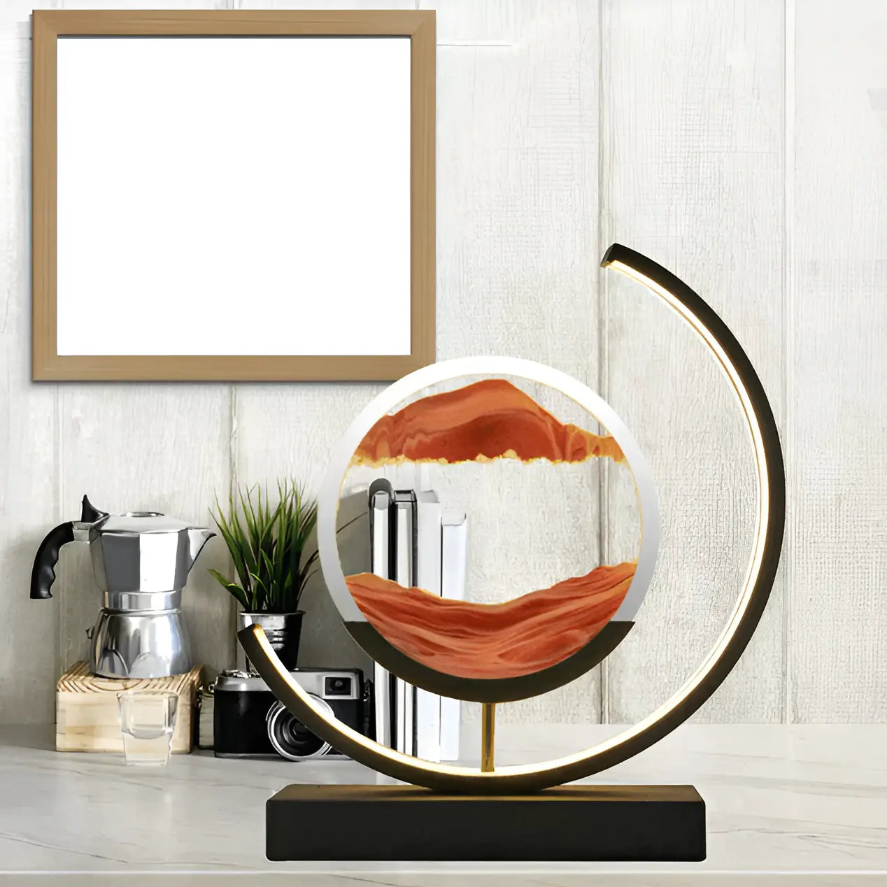 LED Light Sand Lamp with Remote Control Feature