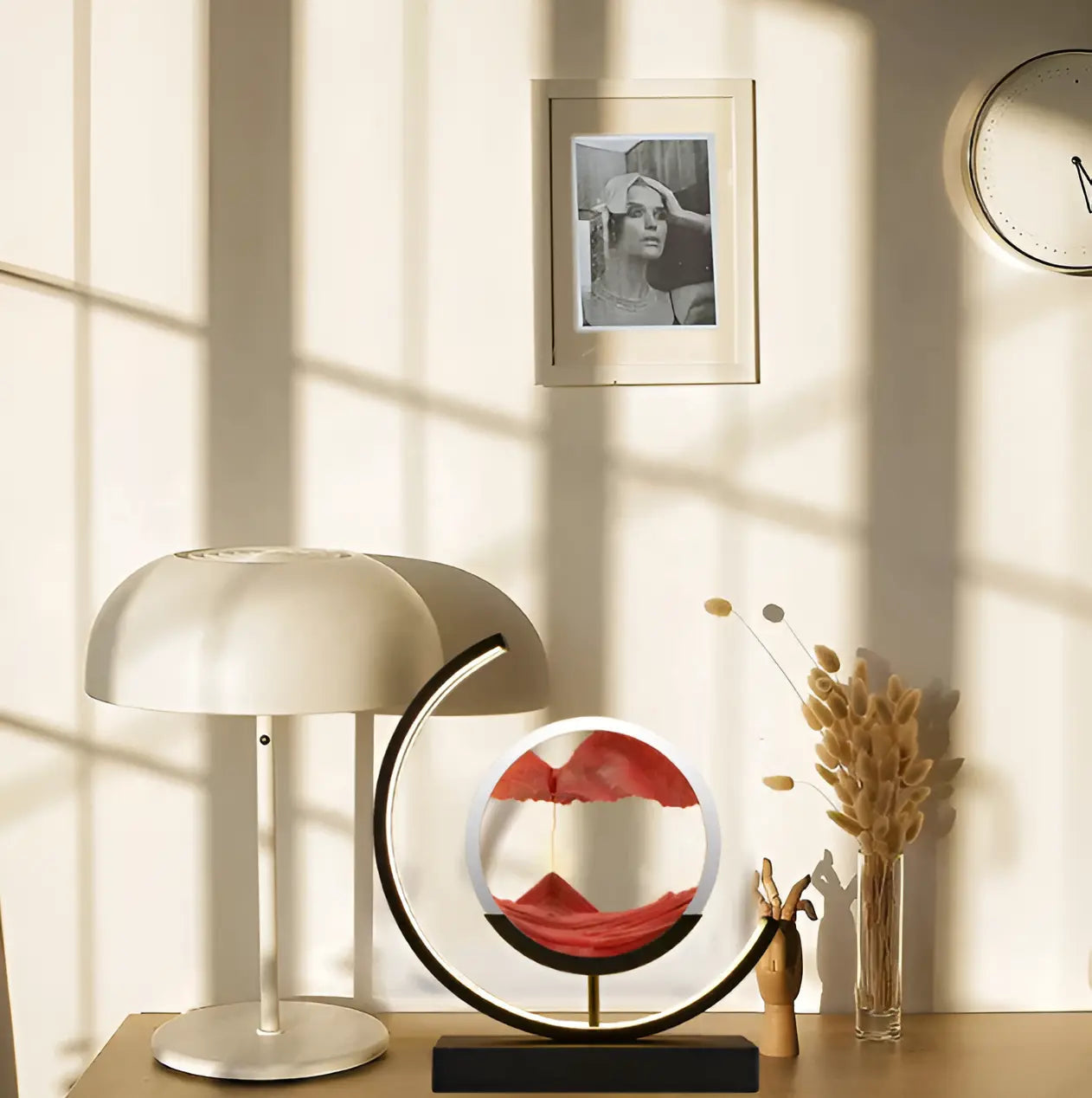 LED Light Sand Lamp with Remote Control Feature