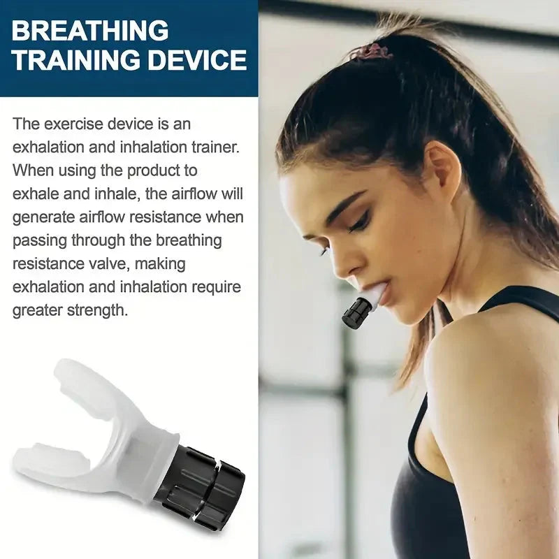 Adjustable Resistance Breathing Exercise Trainer