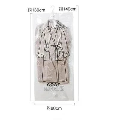 Set of 3 Vacuum Storage Bags for Clothes - Space Efficient Hanging Design