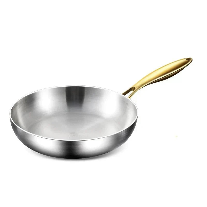 Induction-Compatible Frying Pan – 7-Layer 316 Stainless Steel Skillet